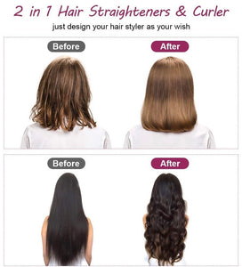 Cordless hair straightener