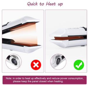 Cordless hair straightener