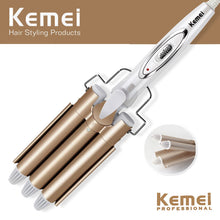 Load image into Gallery viewer, Curling iron triple barrel